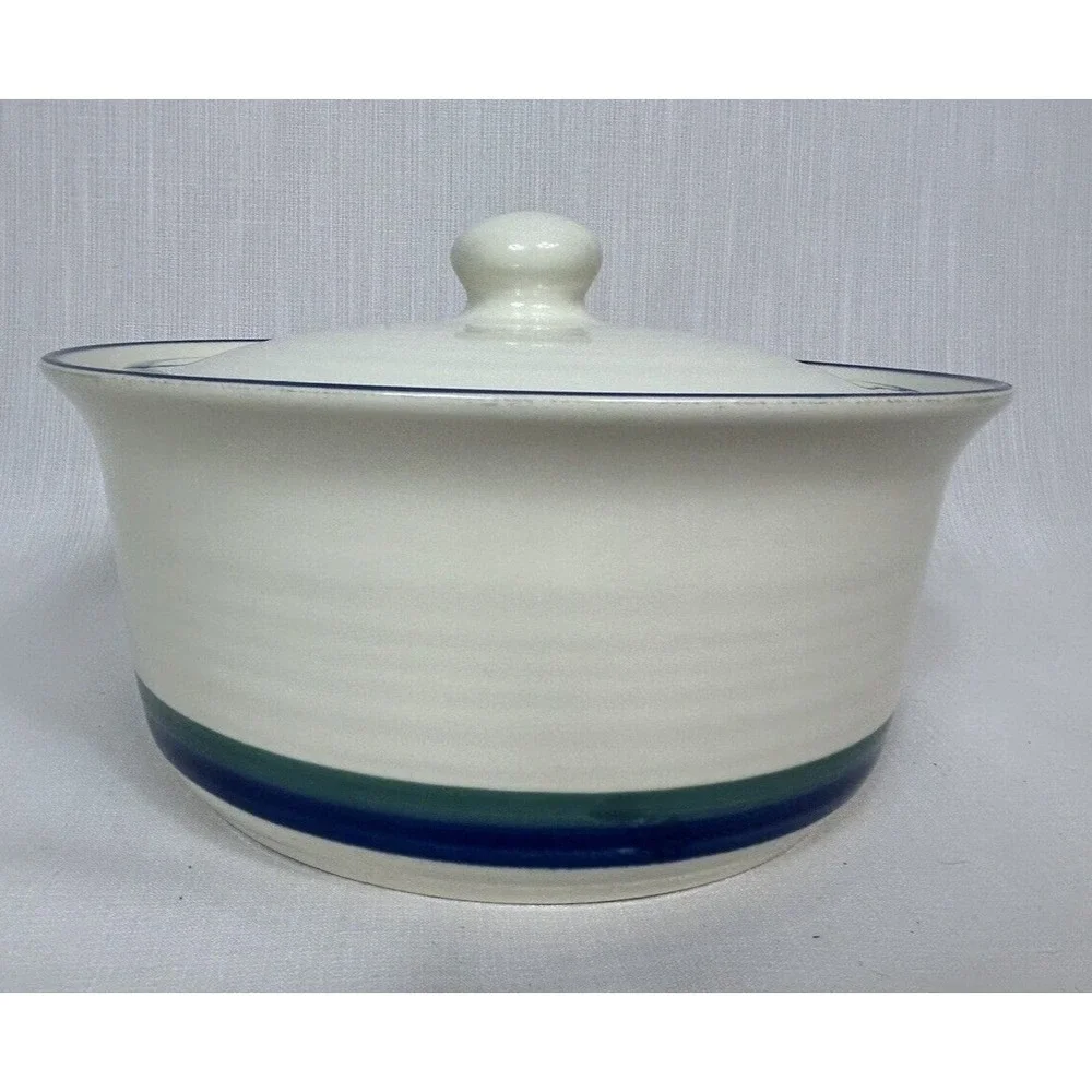 Pfaltzgraff Northwinds Covered‎ Casserole Dish 2 quart USA, Discontinued Pattern